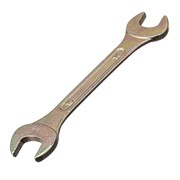 Ключ рожковый, 14 х 15 мм, желтый цинк Сибртех 15248