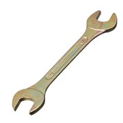 Ключ рожковый, 17 х 19 мм, желтый цинк Сибртех 15250