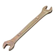 Ключ рожковый, 6 х 7 мм, желтый цинк Сибртех 15256