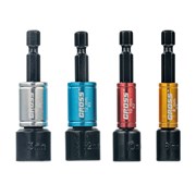 Набор бит с торцевыми головками 8, 10,12, 13 мм, магнит. Nut-Driver, S2 Gross 14582