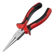 Круглогубцы Nickel, 160 мм, никелированные, двухкомпонентные рукоятки Matrix 15390