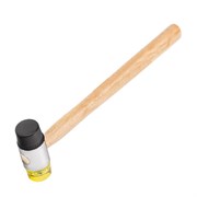 Молоток рихтовочный, бойки 35 мм, комбинированная головка, деревянная ручка Sparta 15424