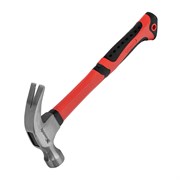 Молоток-гвоздодер, 450 г, боек 27 мм, фибергласовая обрезиненная рукоятка Matrix 15491