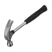 Молоток-гвоздодер, 450 г, боек 27 мм, металлическая трубчатая обрезиненная рукоятка Sparta 15496