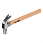 Молоток-гвоздодер, 450 г, боек 27 мм, деревянная рукоятка Sparta 15497