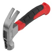 Молоток-гвоздодер мини, боек с магнитом, фибергласовая двухкомпонентная рукоятка, 250 г Matrix 15499