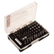 Набор бит с магнитным держателем, CrV, 61 шт. Matrix 14607