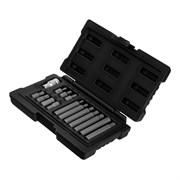 Набор бит HEX, шестигранный хвостовик 1/2'', CrV, 10 мм, 15 предметов Stels 14611