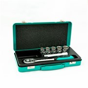 Набор торцевых головок, 1/2, головки 10 - 24 мм, с трещоточным ключом, 12 предметов Stels 15551