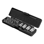 Набор головок Torx , 14 предметов, 1/4, 3/8, 1/2 Stels 15553