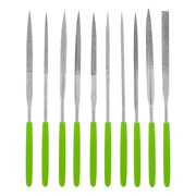 Набор надфилей алмазных, 140 х 50 х 3 мм, 10 шт Сибртех 15585