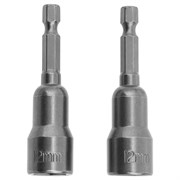Биты с торцевыми головками 12 мм, 65 мм, 2 шт. Matrix 14623