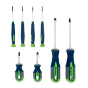 Набор отверток универсальный, CrV, трехкомпонентные рукоятки, 8 предметов Сибртех 15682