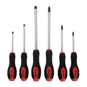 Набор ударных отверток 6 шт, PH1 х 75, PH2 х 100, PH3 х 150, SL5 х 75, SL6 х 100, SL8 х 150, CrV Matrix 15683