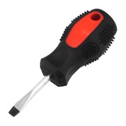 Отвертка Anti-Slip, SL5 х 38 мм, CrV, двухкомпонентная рукоятка Matrix 15767