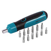 Отвертка реверсивная, механизм SmartPush 12 шт, S2 Gross 15835