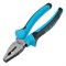 Плоскогубцы комбинированные 180 мм, хром-ванадий, двухкомпонентные рукоятки Барс 15898