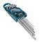Набор ключей имбусовых Torx -TT, 9 шт: T10-T50, экстра-длинные, S2, сатинированные Gross 16138