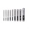 Набор пробойников для кожи 2 3 4 5 6 8 9 10 13 мм, 9 шт, чехол Сибртех 16384