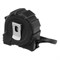 Рулетка Black,5 м х 19 мм,обрезиненный корпус Matrix 16786