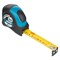 Рулетка "Schlagfest",5 м x 25 мм,магнитный обрезиненный зацеп,двусторонняя шкала,Нейлоновое покрытие,автоматическая фиксация Gross 16802