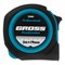 Рулетка Komfortabel 3 м х 19 мм,обрезиненный корпус Gross 17063