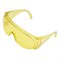 Очки защитные открытого типа, желтые, ударопрочный поликарбонат Сибртех 14538