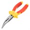 Длинногубцы изогнутые Insulated, 160 мм, двухкомпонентные рукоятки Matrix Professional 14846