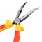 Длинногубцы изогнутые Insulated, 200 мм, двухкомпонентные рукоятки Matrix Professional 14847