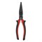 Длинногубцы прямые Black Nickel, 200 мм, двухкомпонентные рукоятки Matrix 14864