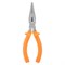 Длинногубцы прямые Classic, 160 мм, шлифованные, пластмассовые рукоятки Sparta 14865