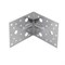 Крепежный уголок усиленный 1.7 мм, KUU 105 x 105 x 90 мм Сибртех 17676