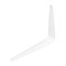 Кронштейн угловой с ребром, 150х200 мм, белый Сибртех 17757