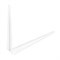 Кронштейн угловой с ребром, 250 х 300 мм, белый Сибртех 17775
