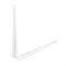 Кронштейн угловой с ребром, 350 х 400 мм, белый Сибртех 17779