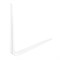 Кронштейн угловой с ребром, 400 х 450 мм, белый Сибртех 17781