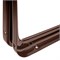 Кронштейн угловой с ребром, 400 х 450 мм, коричневый Сибртех 17782