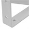 Кронштейн усиленный, 250 х 150 х 30 х 4 мм, белый Сибртех 17783
