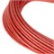 Трос металлополимерный красный ПР-3.0, толщина 3.0 мм, моток 20 метров Сибртех 17960