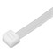 Хомуты, 400 х 8 мм, пластиковые, белые, 50 шт Сибртех 18071