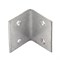 Уголок мебельный, 2 мм, 30 х 30 х 40 мм, цинк Сибртех 18110