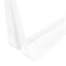 Кронштейн угловой с ребром, 75 х 100 мм, белый Сибртех 18141