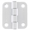 Петля накладная ПН5-40, белая, 4 шт, (Металлист) 18179