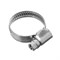 Хомуты нержавеющая сталь, Стандартное болтовое крепление 16-27 мм, 100 штук в упаковке, ширина 9 мм Сибртех 18208