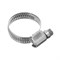 Хомуты нержавеющая сталь, Стандартное болтовое крепление 16-27 мм, 100 штук в упаковке, ширина 9 мм Сибртех 18208