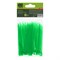 Хомуты, 100 x 2.5 мм, пластиковые, зеленые, 100 шт Сибртех 18257