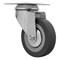 Колесо поворотное D 75 мм, крепление  платформенное Сибртех 18519