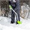 Лопата для уборки снега стальная, 470 х 350 х 1320 мм, стальной черенок, Сибртех 18673