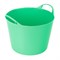 Ведро гибкое сверхпрочное, 14 л, зеленое, Сибртех 18956