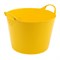 Ведро гибкое сверхпрочное, 14 л, желтое, Сибртех 18957